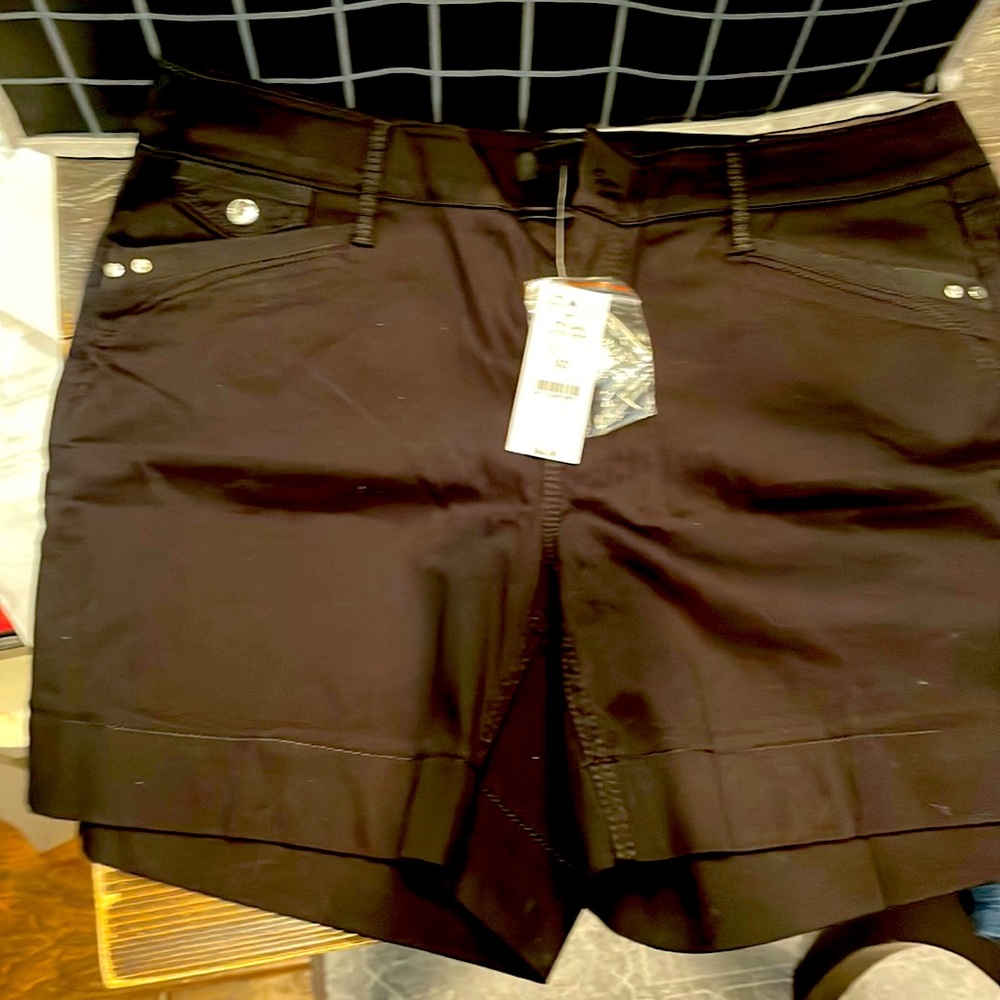 Sateen shorts black
